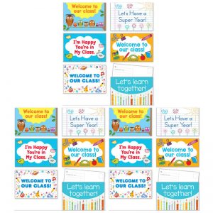 Scholastic Teaching Resources Back-to-School Postcards, 36 Per Pack, 3 Packs
