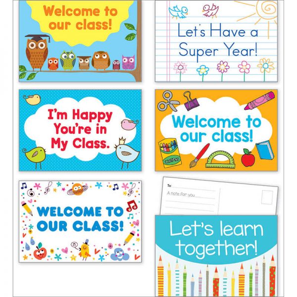 Scholastic Back-to-School Postcards, 36/Pack