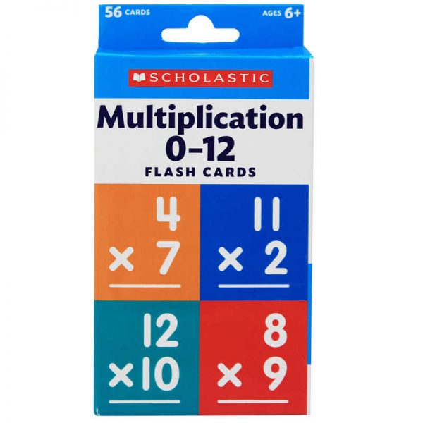 Scholastic Flash Cards: Multiplication 0 - 12