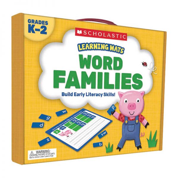 Scholastic Learning Mats: Word Families, Grades K-2