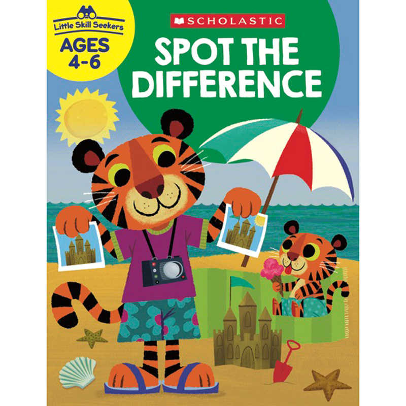 Scholastic Teaching Resources Little Skill Seekers: Spot the Difference Activity Book, Pack of 6