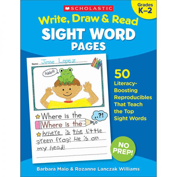 Scholastic Write, Draw & Read Sight Word Pages, Grade K-2