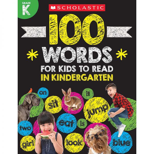 Scholastic 100 Words For Kids To Read In Kindergarten