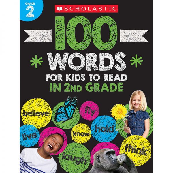 Scholastic 100 Words For Kids To Read In 2nd Grade