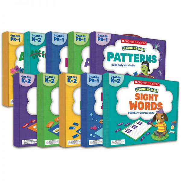 Scholastic Learning Mats, Set of all 10