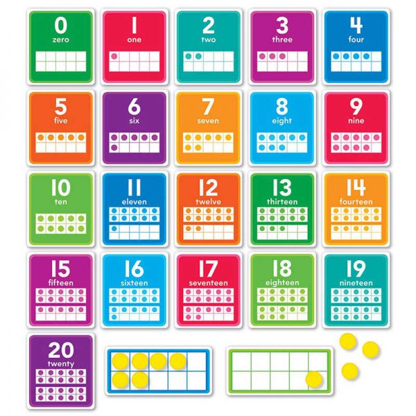 Scholastic 0-20 Numbers Set Bulletin Board Set