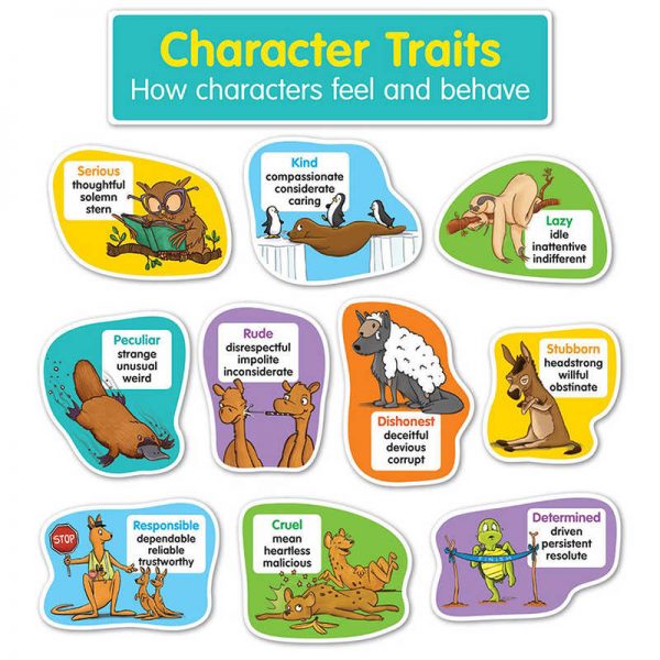 Scholastic Character Traits Bulletin Board Set