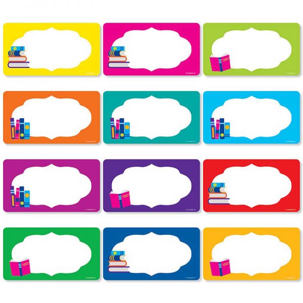 Scholastic Library Labels Accents, Pack of 72