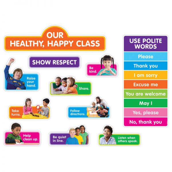 Scholastic Our Healthy, Happy Class Bulletin Board Set