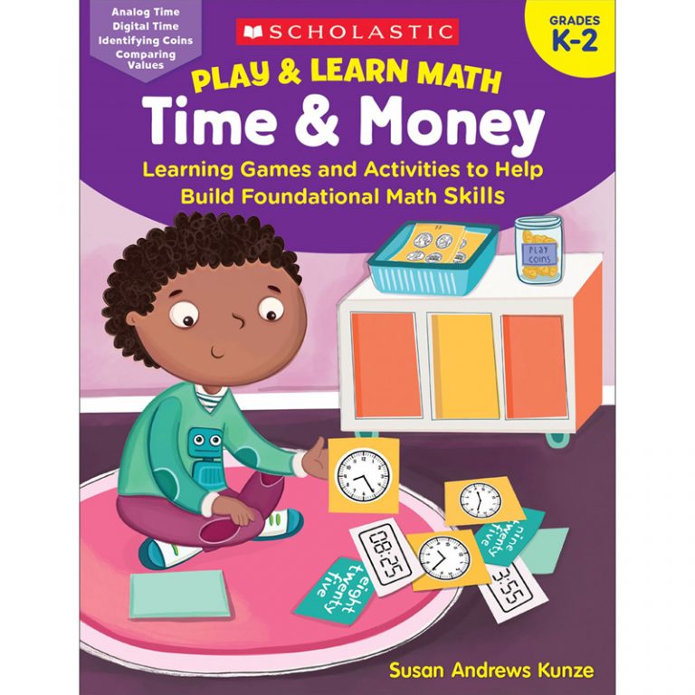 Scholastic Teacher Resources Play & Learn Math: Time & Money
