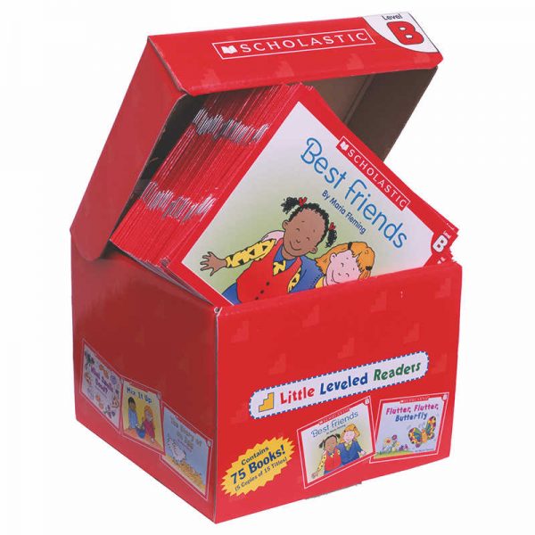 Scholastic Little Leveled Readers Book: Level B Box Set, 5 Copies of 15 Titles