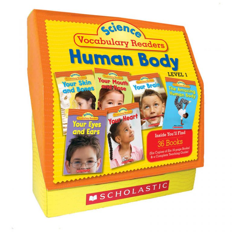 TeachersParadise Scholastic Science Vocabulary Readers Set Human