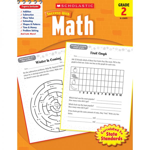 Scholastic Scholastic Success with Math: Grade 2