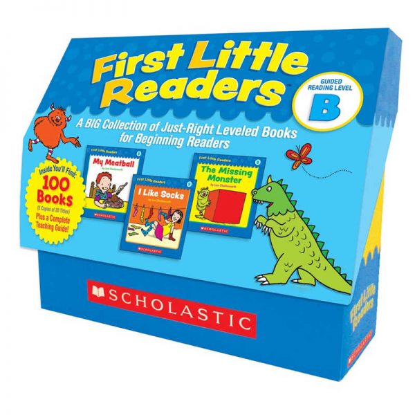 Scholastic First Little Readers Books, Guided Reading Level B, 5 Copies of 20 Titles