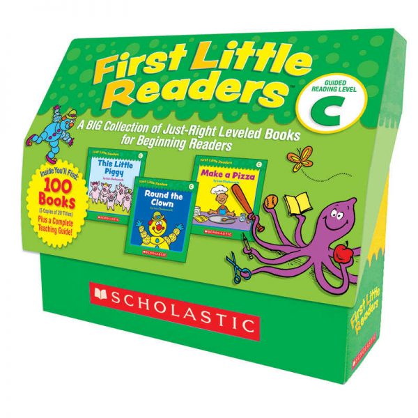 Scholastic Teaching Resources First Little Readers Books, Guided Reading Level C, 5 Copies of 20 Titles