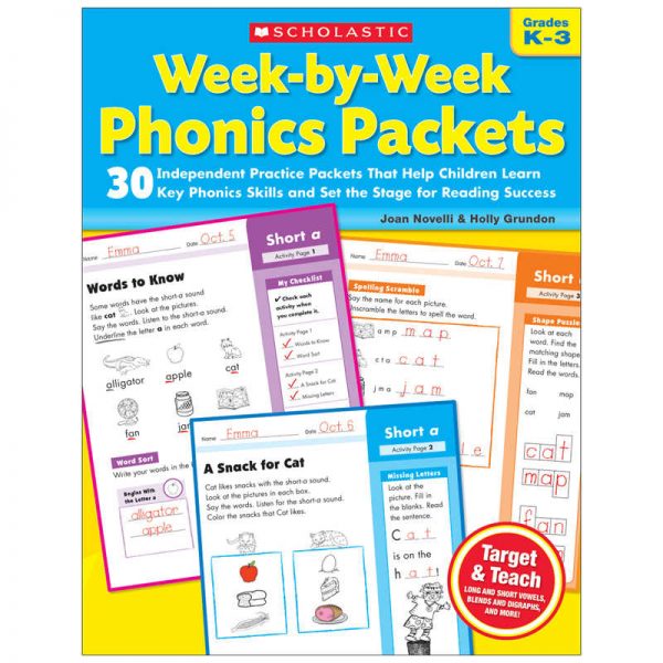 Scholastic Week-By-Week Phonics Packets