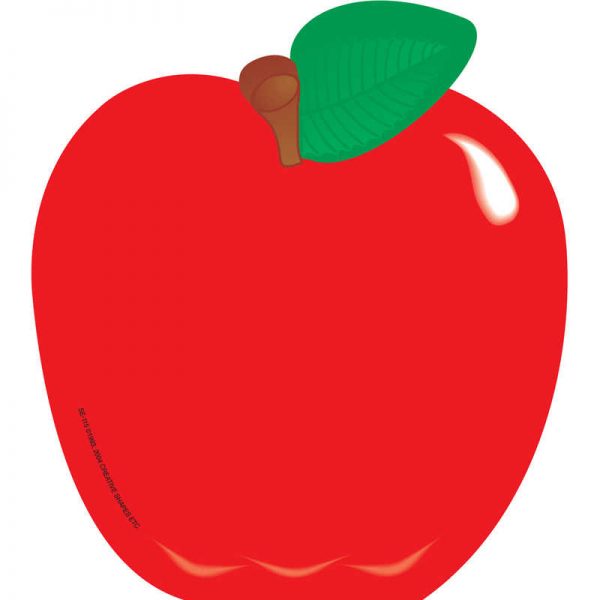 Creative Shapes Etc. Apple/Mac Large Notepad, 5" x 7", 50 sheets