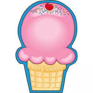 Creative Shapes Etc. Large Notepad - Ice Cream Cone