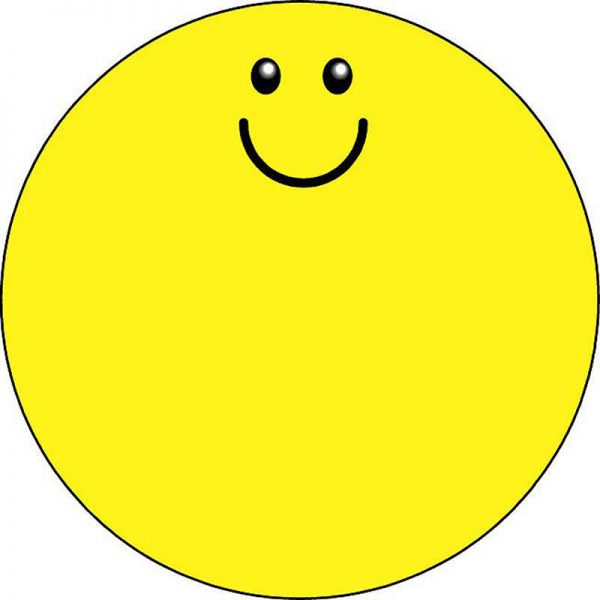 Creative Shapes Etc. Large Notepads, Smile