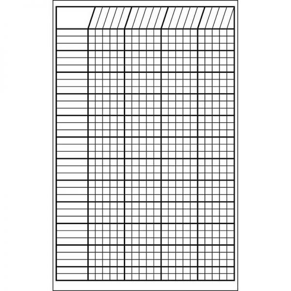 Creative Shapes Etc. Small Incentive Chart - White