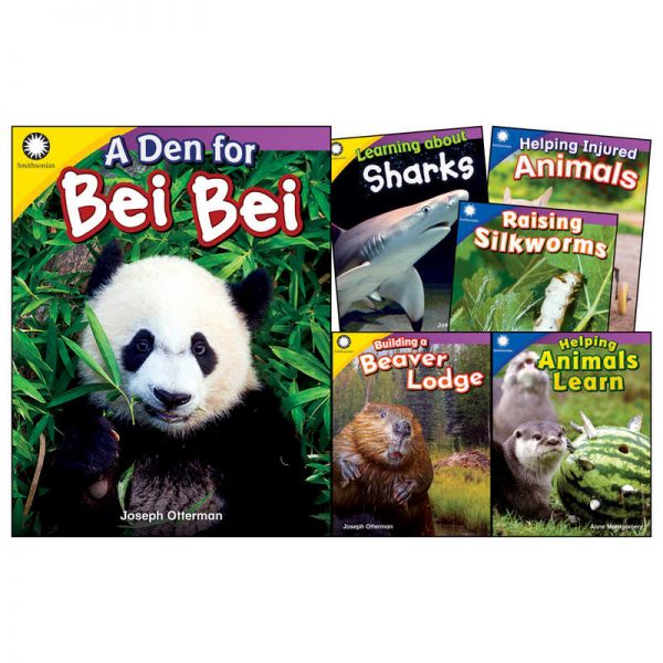 Smithsonian Informational Text: Animals, Grades K-1: 6-Book Set