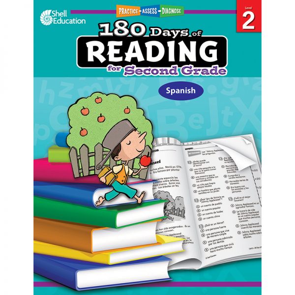 Shell Education 180 Days of Reading for Second Grade (Spanish)
