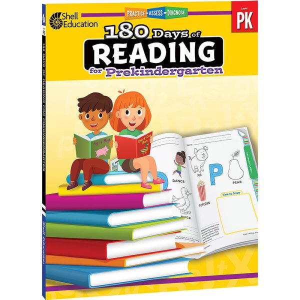 Shell 180 Days of Reading Workbook, Grade PreK