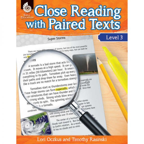 Shell Education Close Reading with Paired Texts Book, Level 3