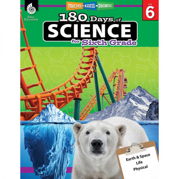 Shell Education 180 Days of Science, Grade 6