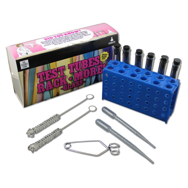 Supertek Test Tubes, Rack and More, Glass