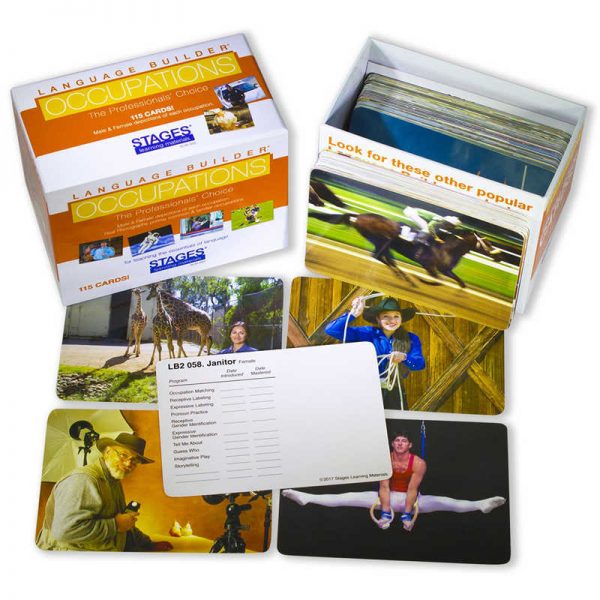 Stages Learning Materials Language Builder® Occupation Card Set, Pack of 115
