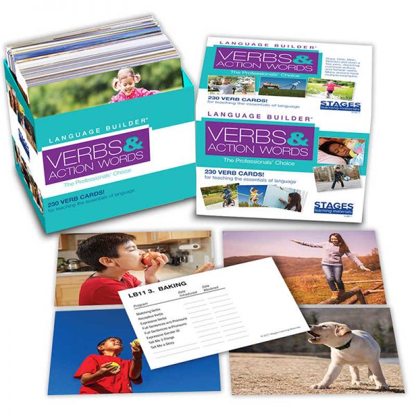 Stages Learning Materials Language Builder® Picture Cards, Verbs