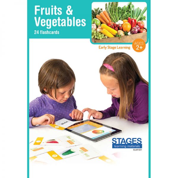 Stages Learning Materials Link4Fun® Cards, Fruits & Vegetables