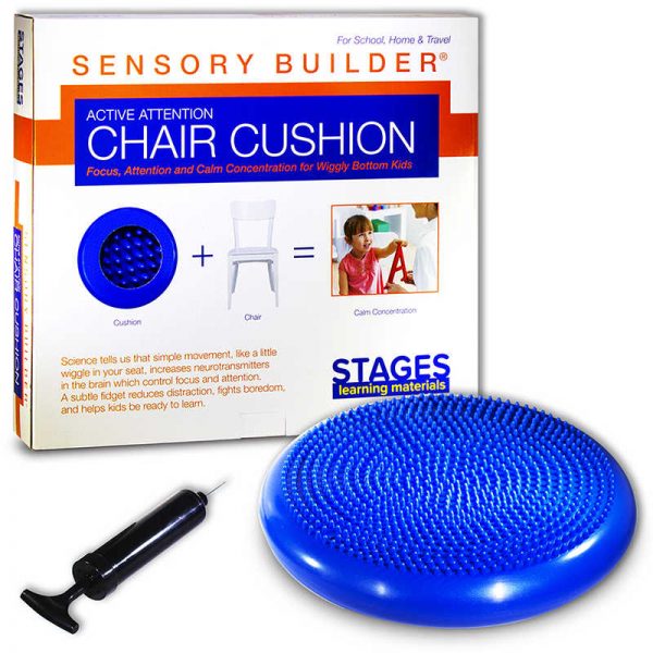 Stages Learning Materials Sensory Builder® Active Attention Chair Cushion, Blue