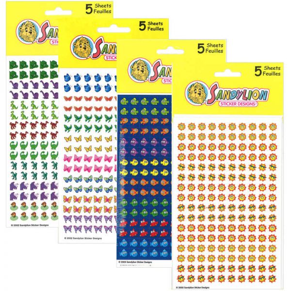 Sandylion Chart Sticker Variety Pack, Pack C
