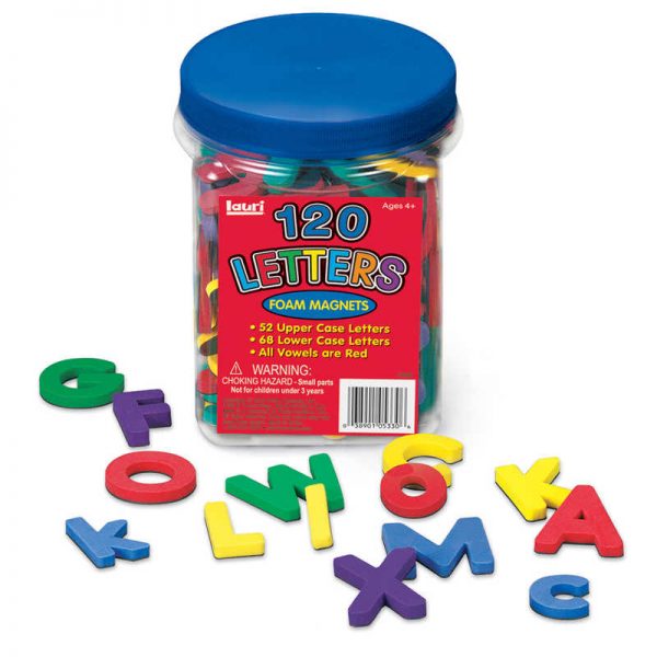 Lauri® Letters Foam Magnets, 120-Piece Set