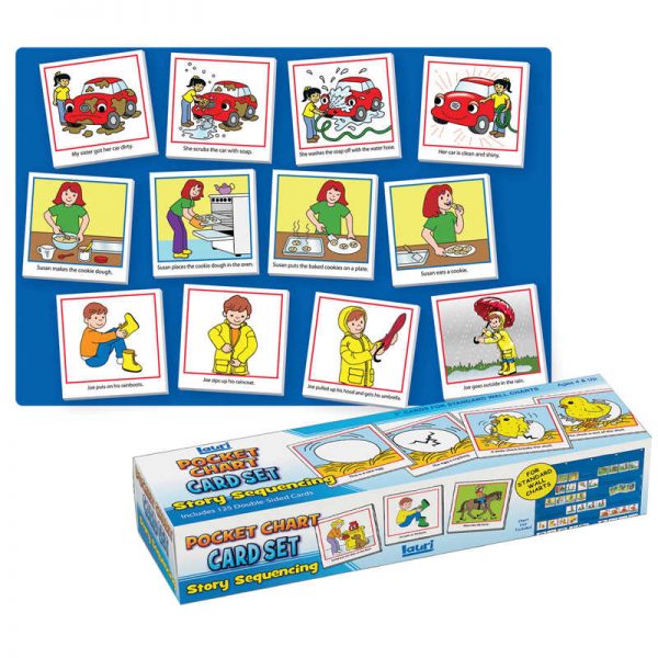 Lauri® Story Sequencing Pocket Chart Card Set