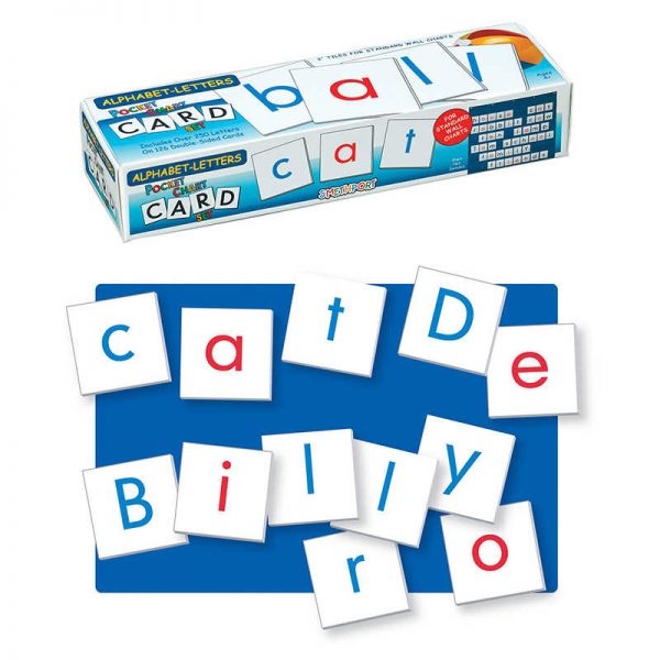 Lauri® Alphabet-Letters Pocket Chart Card Set