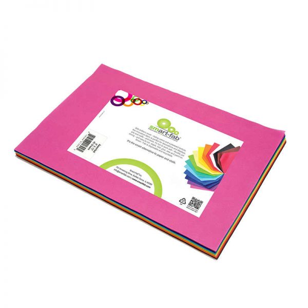 Smart-Fab® Art & Decoration Fabric Sheets, 9" x 12", Assorted, 45 Sheets