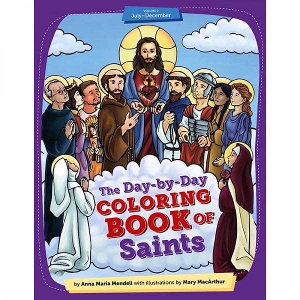 Sophia Institute Press Day-by-Day Coloring Book of Saints Volume 2