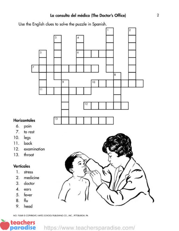 SPANISH PUZZLES & GAMES FOR FIRST YEAR SPANISH by Hayes School