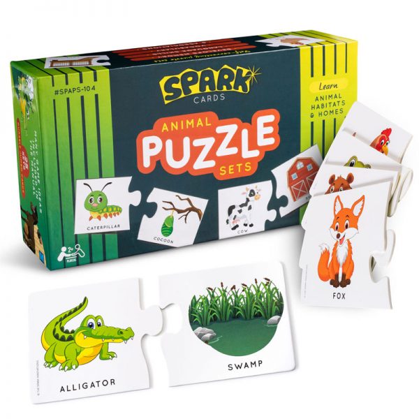 The Spark Innovations® Animal Home and Habitat Matching Puzzle