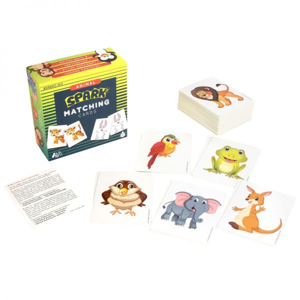 The Spark Innovations® Animals Matching Cards Memory Game