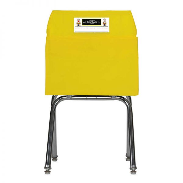 SEAT SACK® Seat Sack, Small, 12 inch, Chair Pocket, Yellow