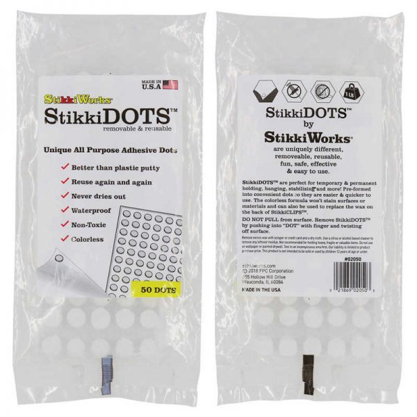 StikkiWorks StikkiDOTS®, Pack of 50