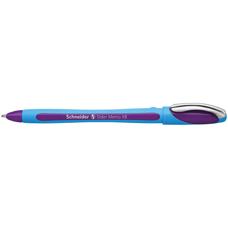 Schneider® Slider Memo XB Ballpoint Pen, Purple