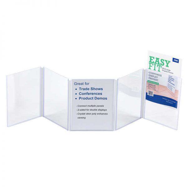 Stride EasyFit® Multi-Page Clear Display - 5 Panels