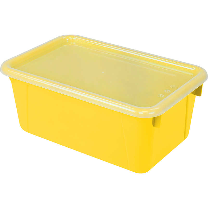 TeachersParadise - STOREX Small Cubby Bin, with Cover, Classroom