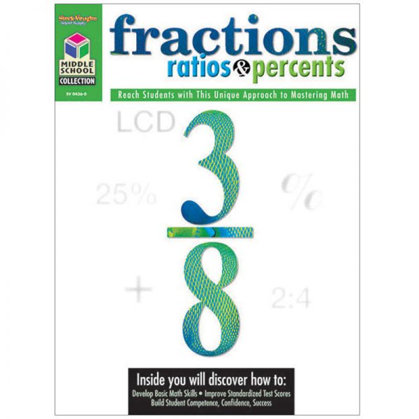 Houghton Mifflin Harcourt Middle School Collection: Math Reproducible Fractions, Ratios, & Percents