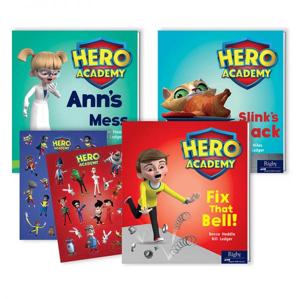 Rigby Hero Academy Parent Pack, Grade 1 (230L-250L)